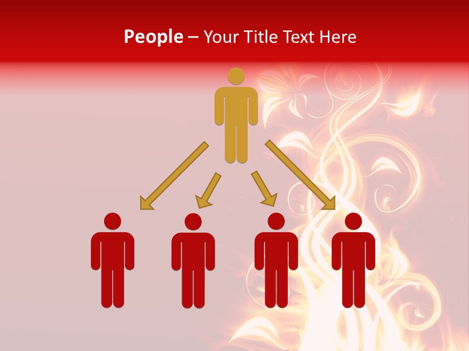 Blazing Flower PowerPoint Template