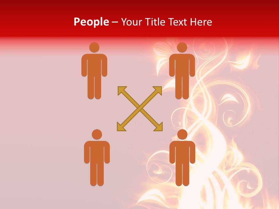 Blazing Flower PowerPoint Template