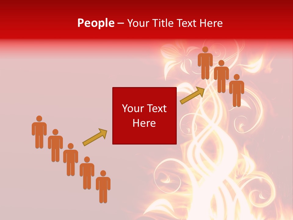 Blazing Flower PowerPoint Template