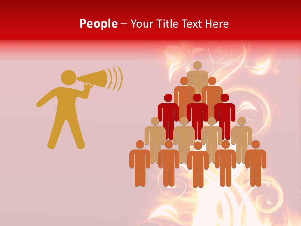 Blazing Flower PowerPoint Template