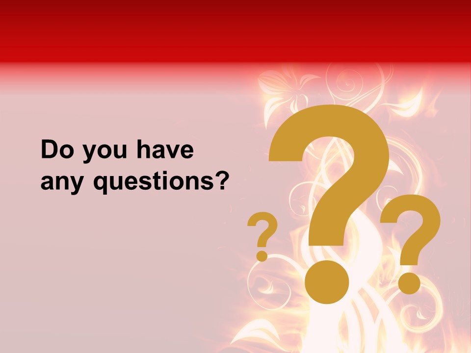 Blazing Flower PowerPoint Template