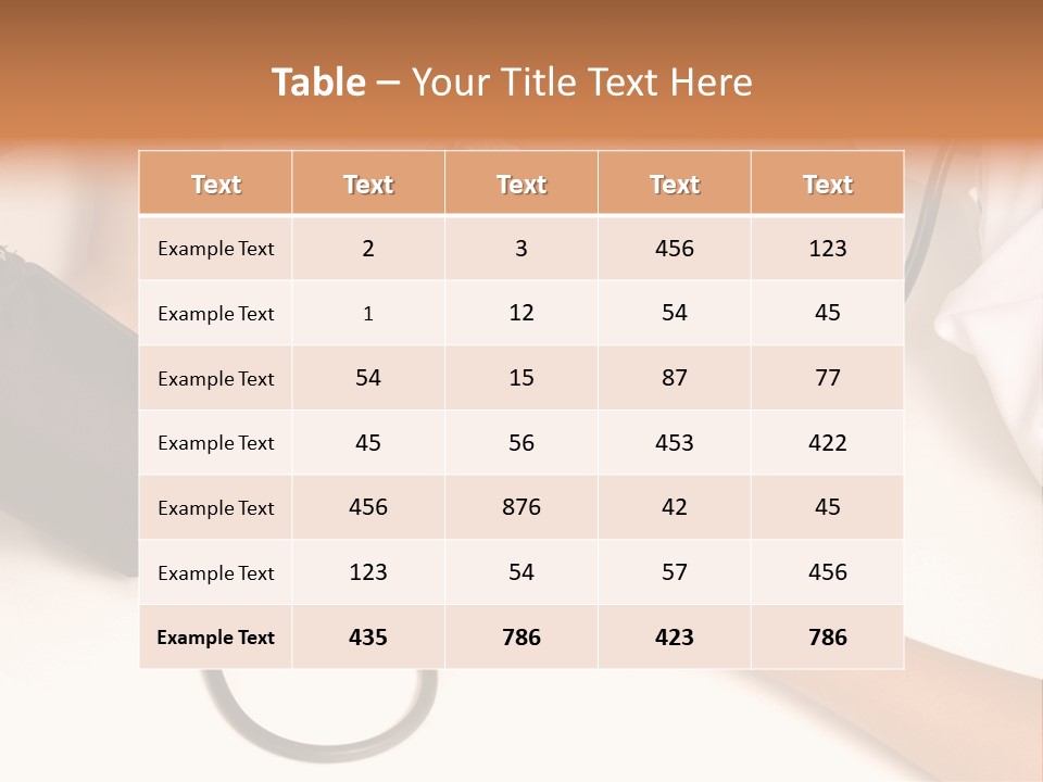 Patient Is Being Observed By Doctor - Measuring Blood Pressure PowerPoint Template