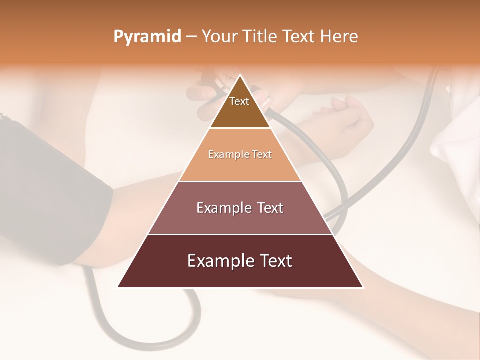 Patient Is Being Observed By Doctor - Measuring Blood Pressure PowerPoint Template