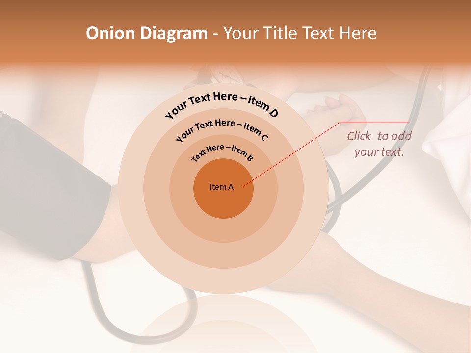 Patient Is Being Observed By Doctor - Measuring Blood Pressure PowerPoint Template