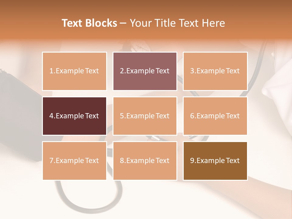 Patient Is Being Observed By Doctor - Measuring Blood Pressure PowerPoint Template