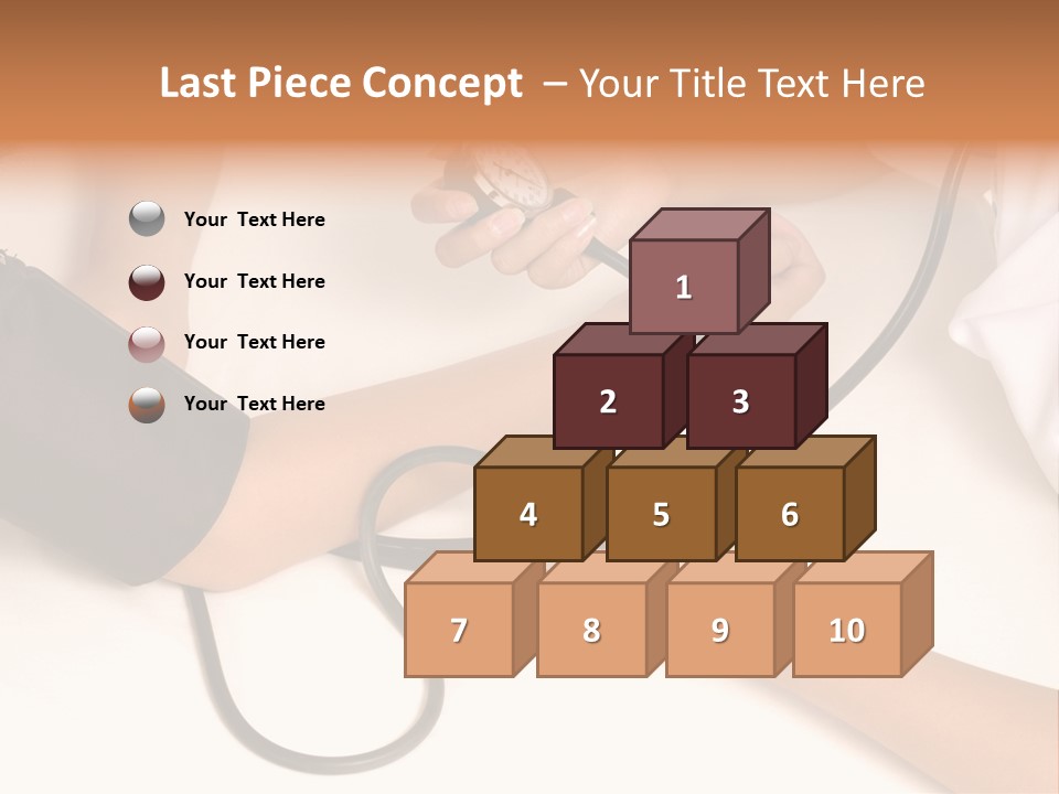 Patient Is Being Observed By Doctor - Measuring Blood Pressure PowerPoint Template