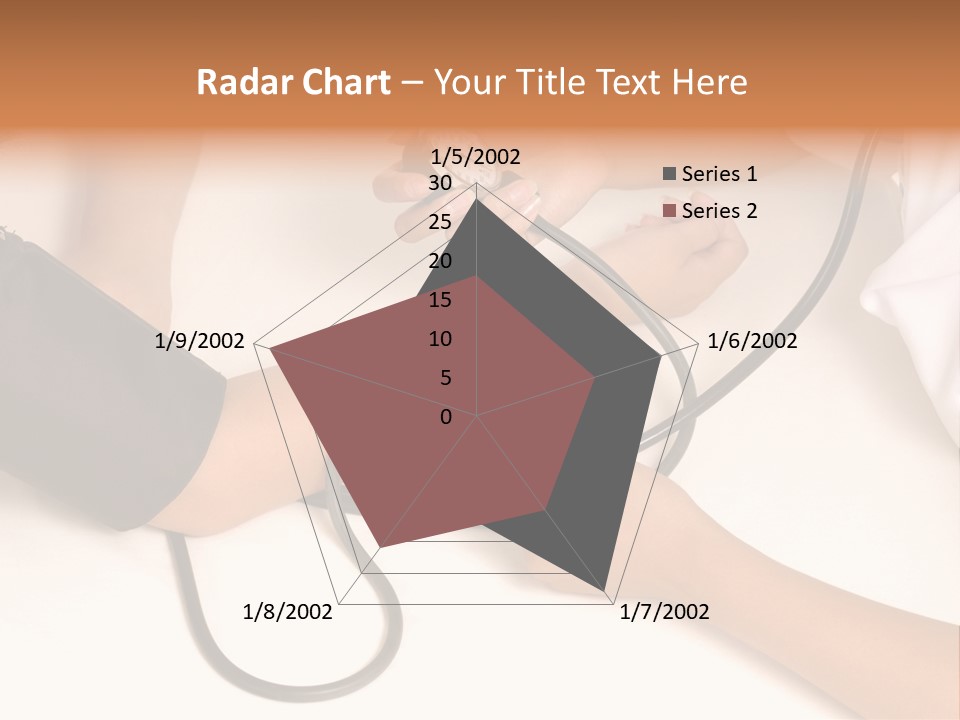 Patient Is Being Observed By Doctor - Measuring Blood Pressure PowerPoint Template