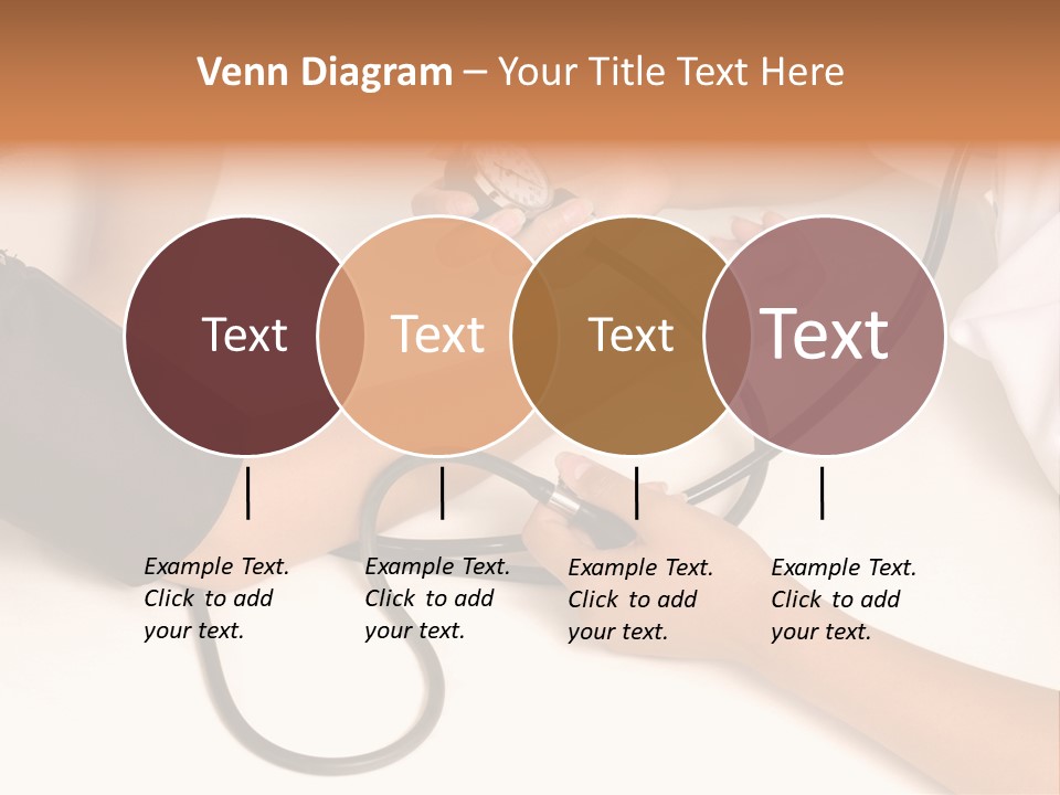Patient Is Being Observed By Doctor - Measuring Blood Pressure PowerPoint Template