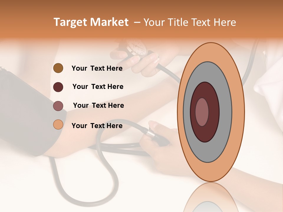 Patient Is Being Observed By Doctor - Measuring Blood Pressure PowerPoint Template