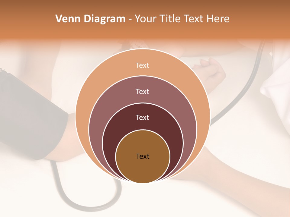 Patient Is Being Observed By Doctor - Measuring Blood Pressure PowerPoint Template