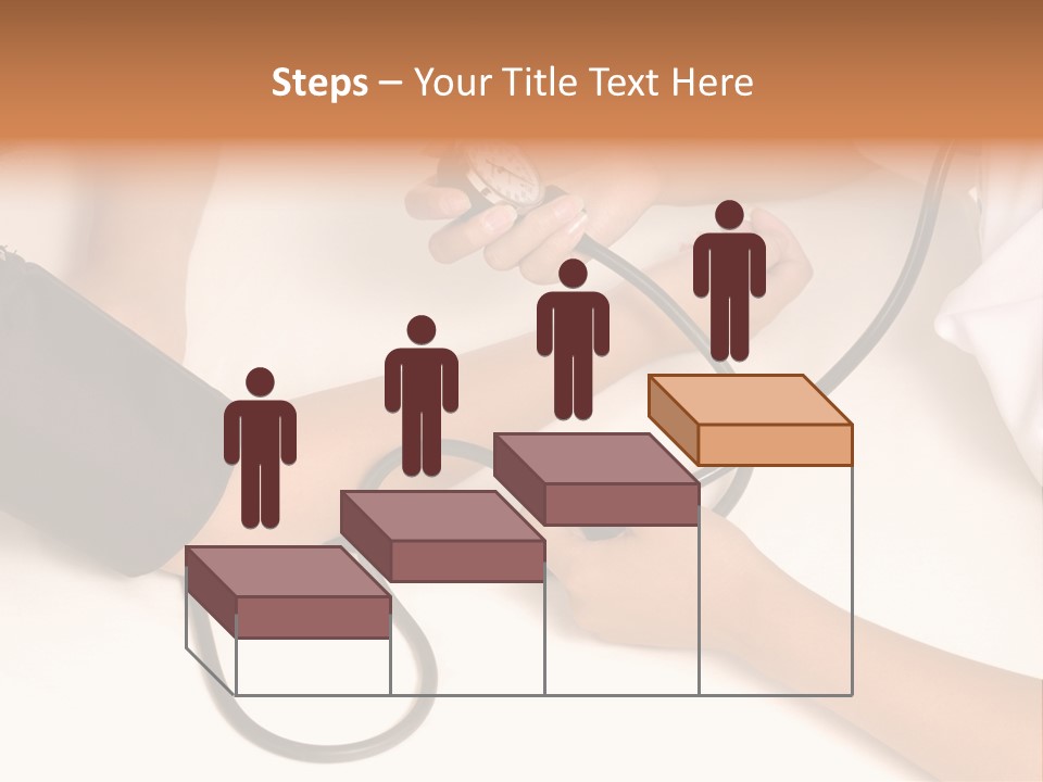 Patient Is Being Observed By Doctor - Measuring Blood Pressure PowerPoint Template