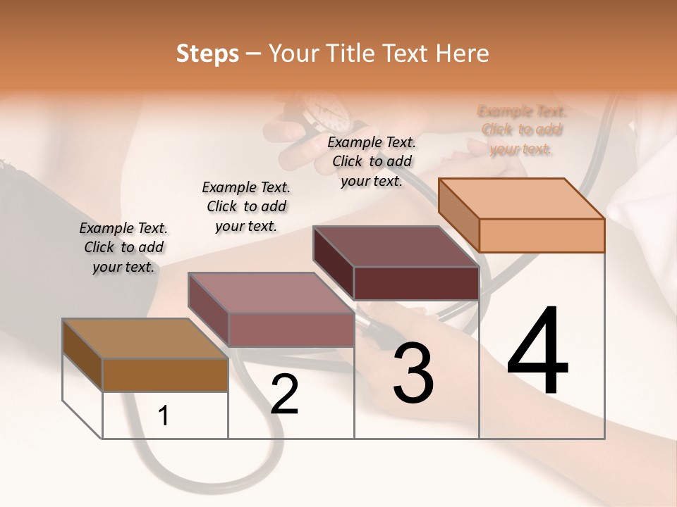 Patient Is Being Observed By Doctor - Measuring Blood Pressure PowerPoint Template