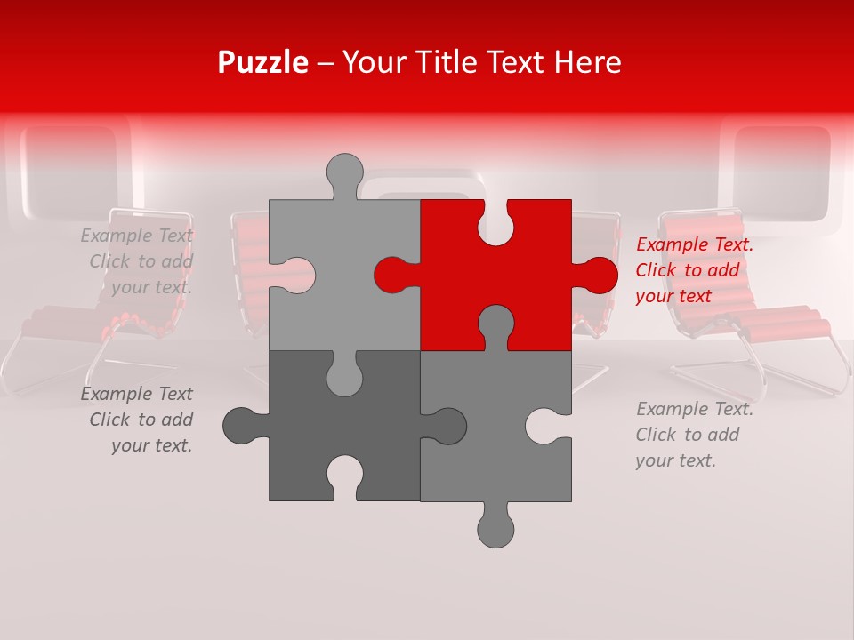 Luxury Apartment Exterior With Blue Sky Background PowerPoint Template