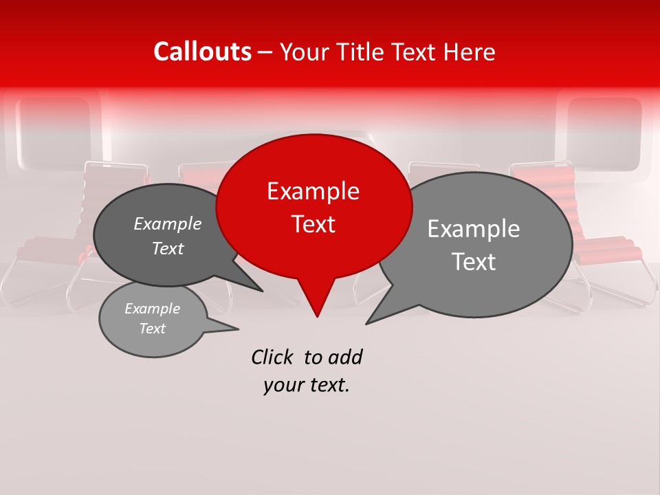 Luxury Apartment Exterior With Blue Sky Background PowerPoint Template