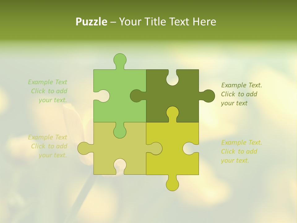 Field Flowers PowerPoint Template