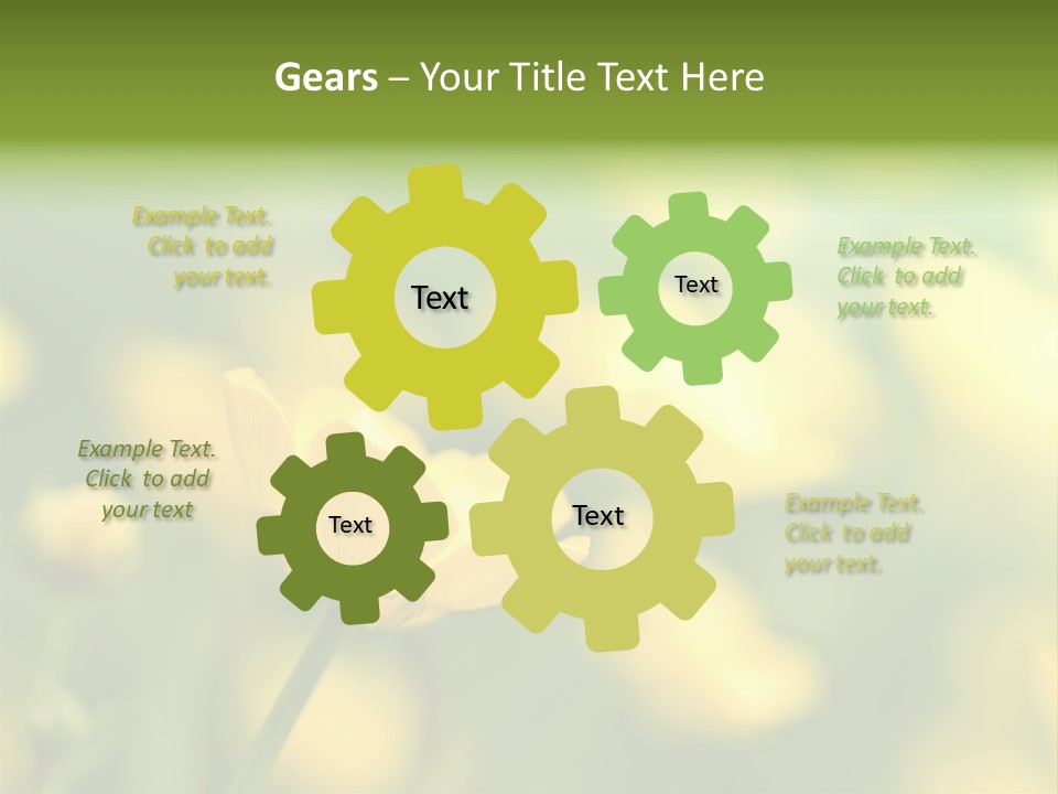 Field Flowers PowerPoint Template