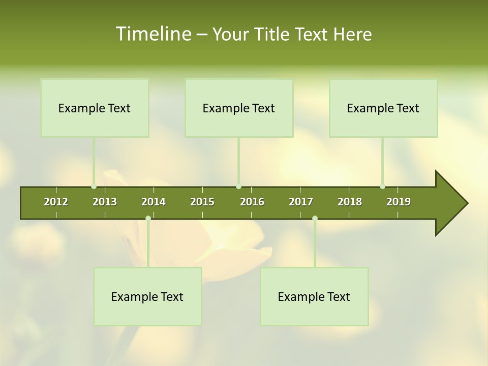 Field Flowers PowerPoint Template
