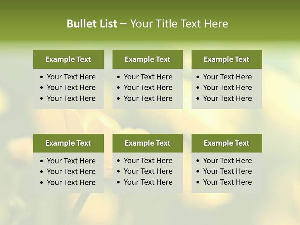 Field Flowers PowerPoint Template