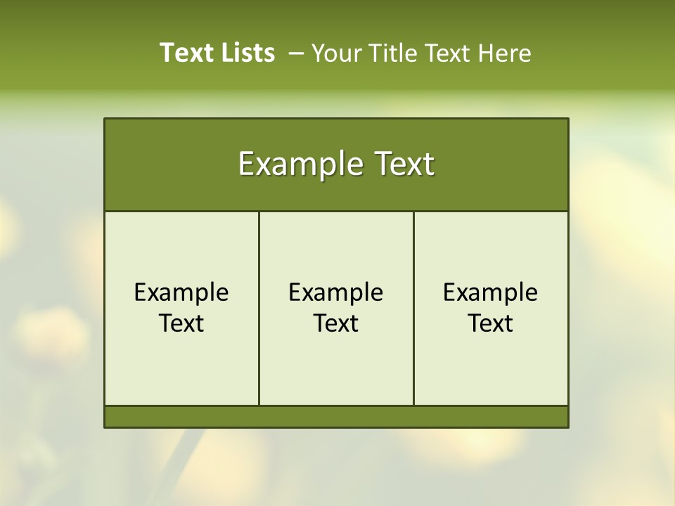 Field Flowers PowerPoint Template