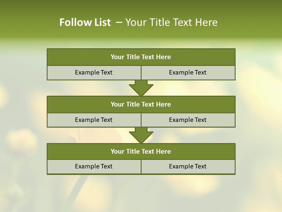 Field Flowers PowerPoint Template