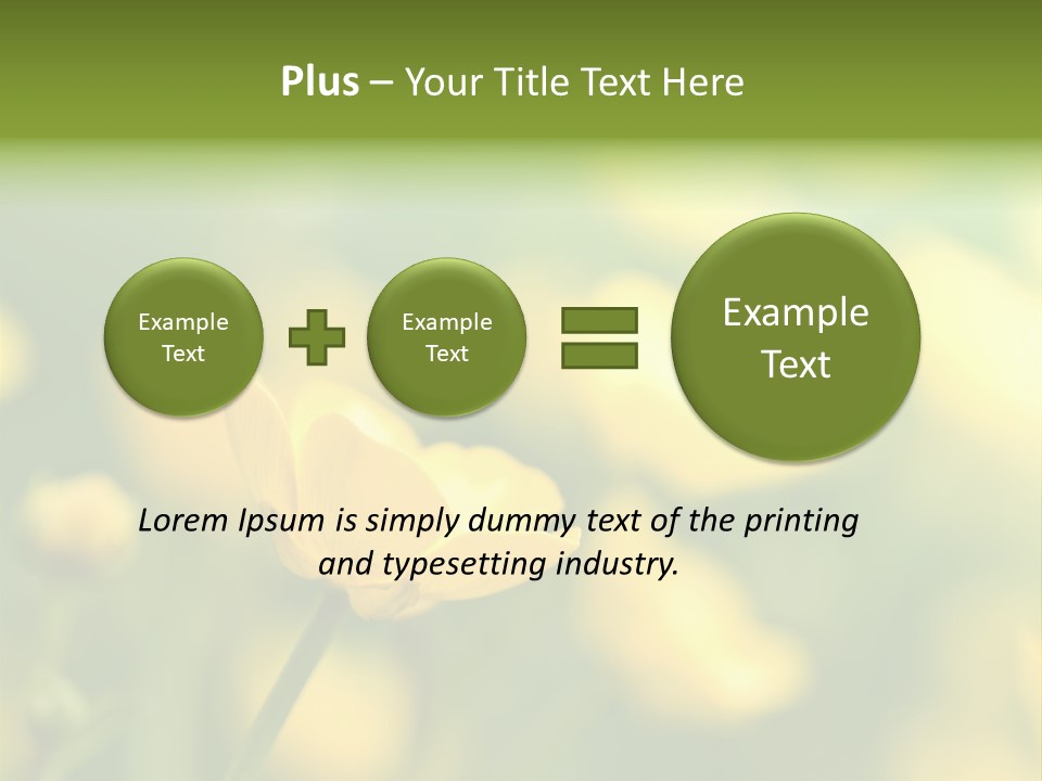 Field Flowers PowerPoint Template