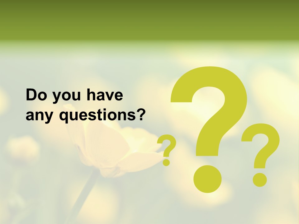 Field Flowers PowerPoint Template