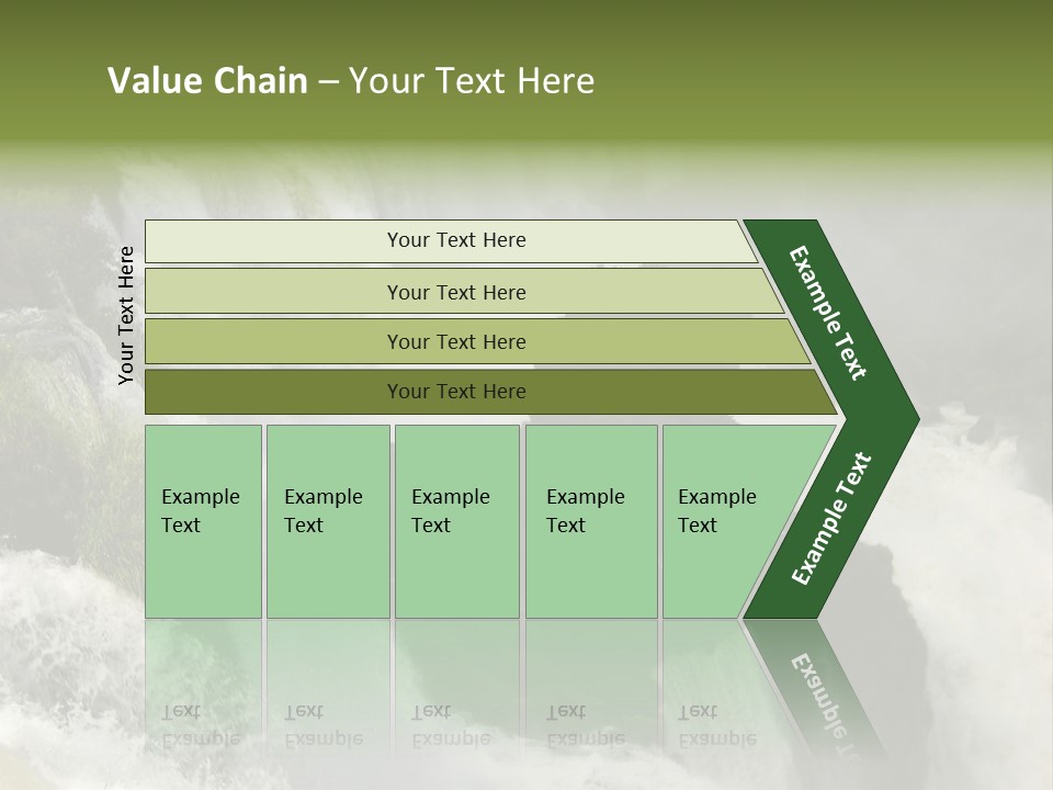 Iguassu Falls, South America PowerPoint Template