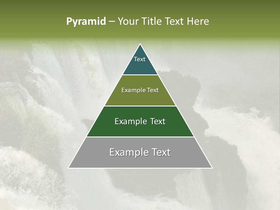 Iguassu Falls, South America PowerPoint Template