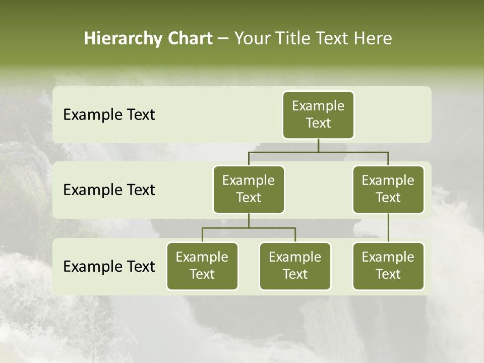 Iguassu Falls, South America PowerPoint Template