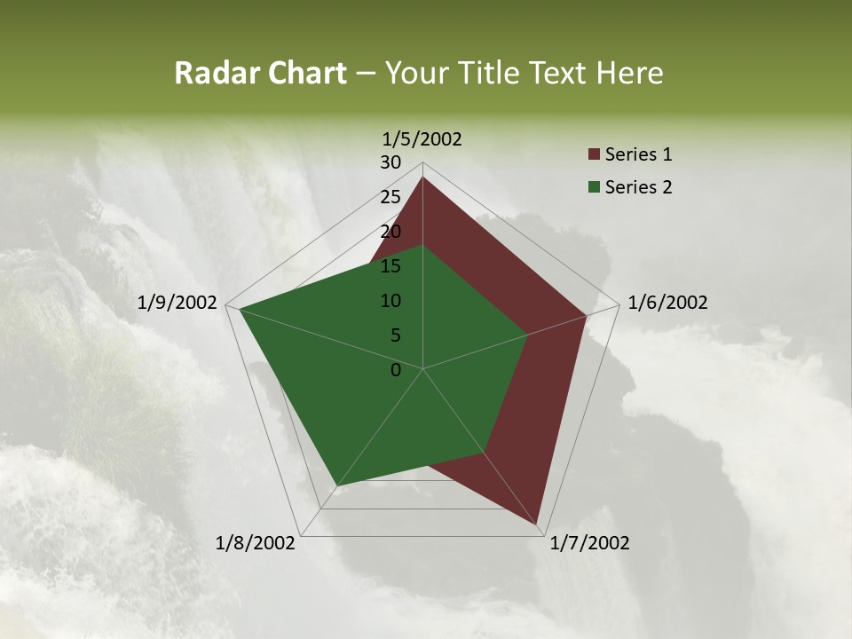 Iguassu Falls, South America PowerPoint Template