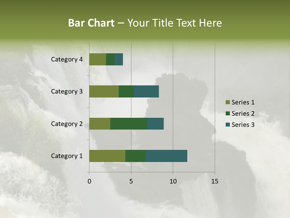Iguassu Falls, South America PowerPoint Template