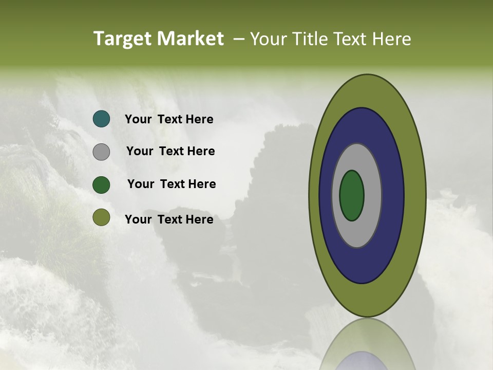 Iguassu Falls, South America PowerPoint Template