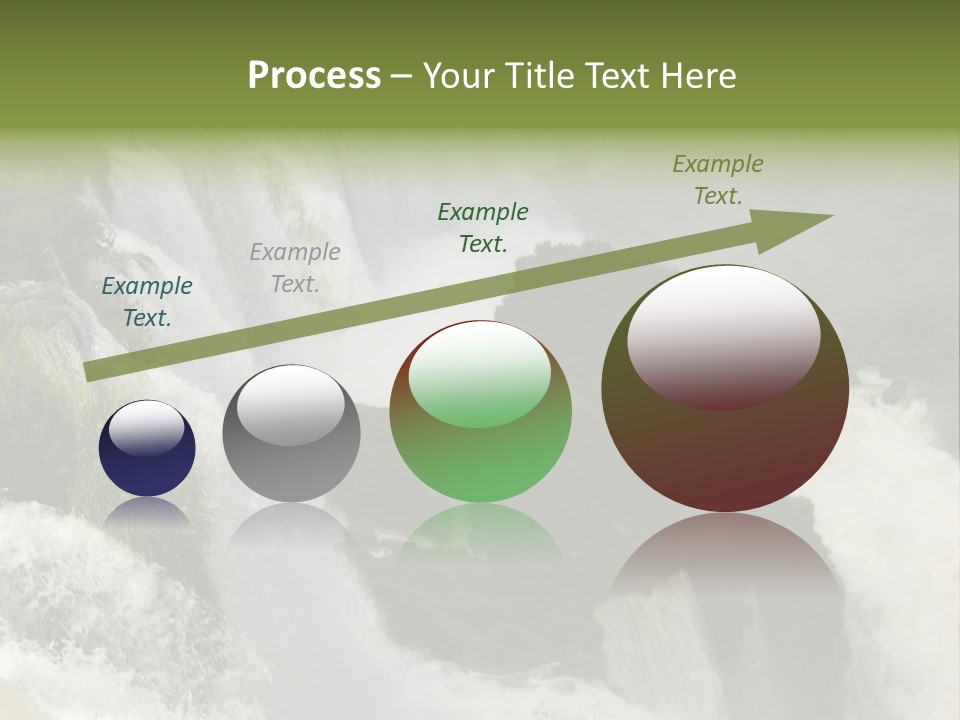 Iguassu Falls, South America PowerPoint Template