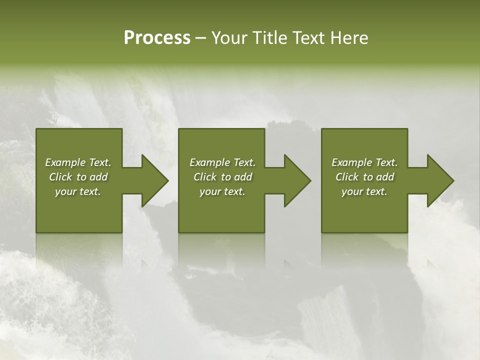 Iguassu Falls, South America PowerPoint Template