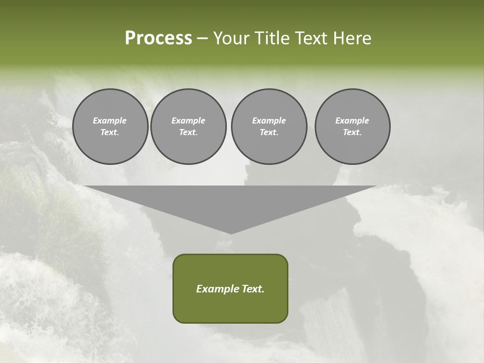 Iguassu Falls, South America PowerPoint Template