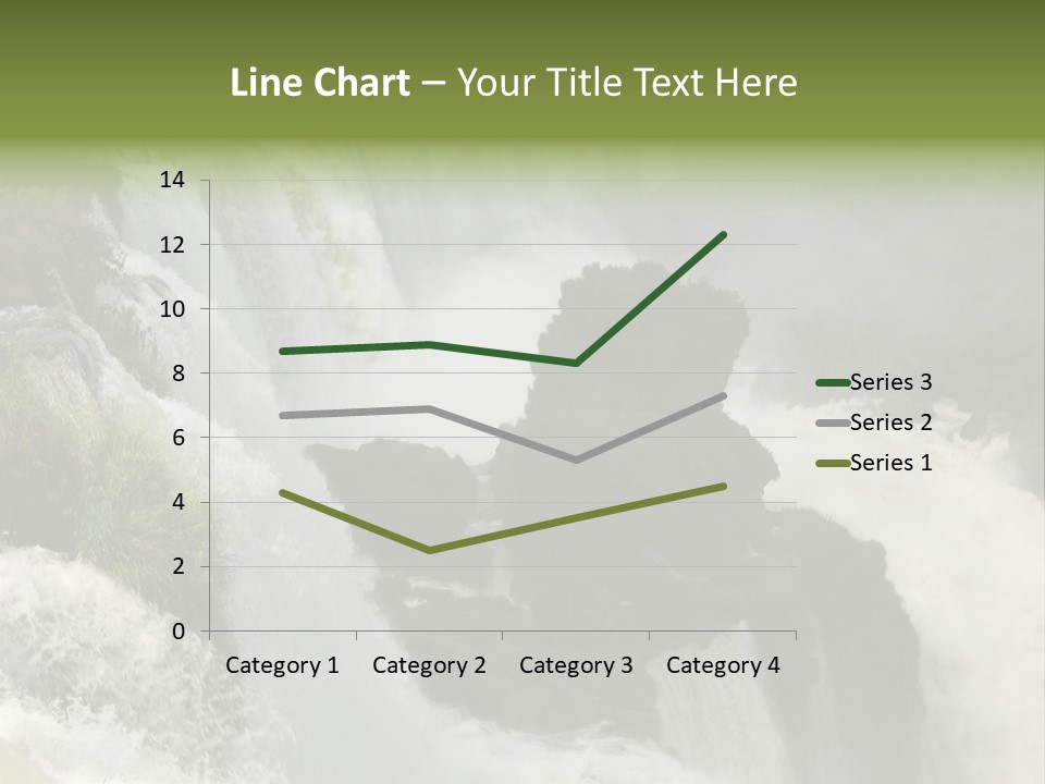 Iguassu Falls, South America PowerPoint Template
