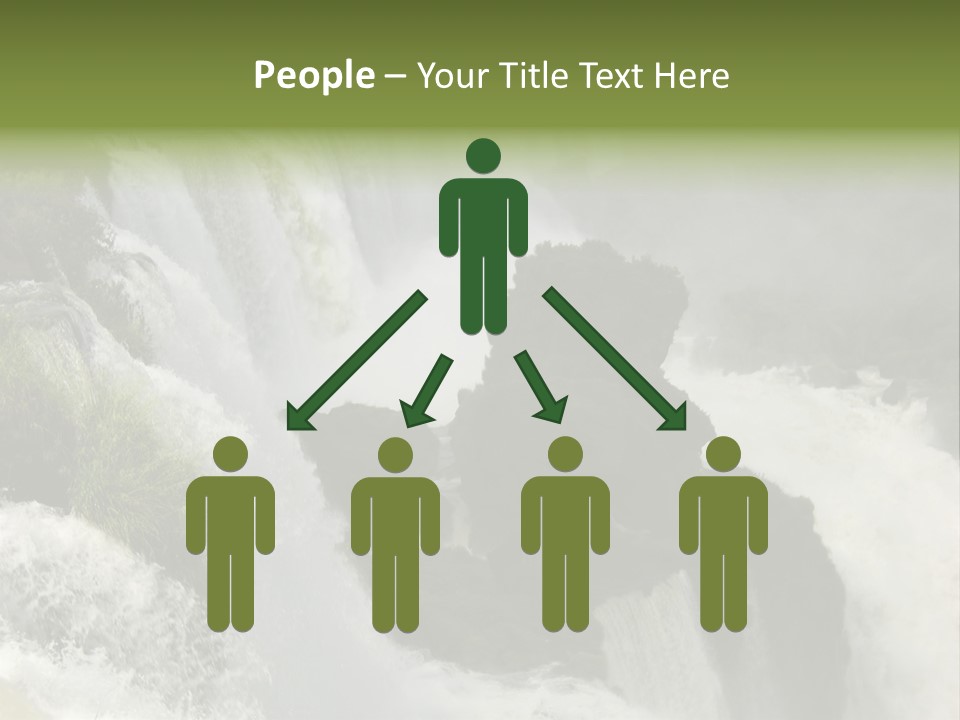 Iguassu Falls, South America PowerPoint Template