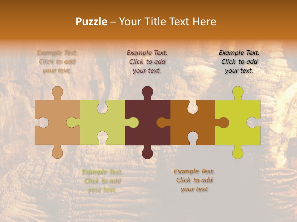 Wall Of Howe Caverns New York PowerPoint Template