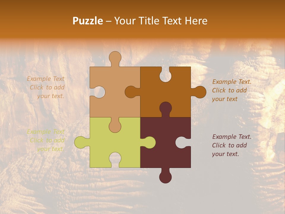 Wall Of Howe Caverns New York PowerPoint Template