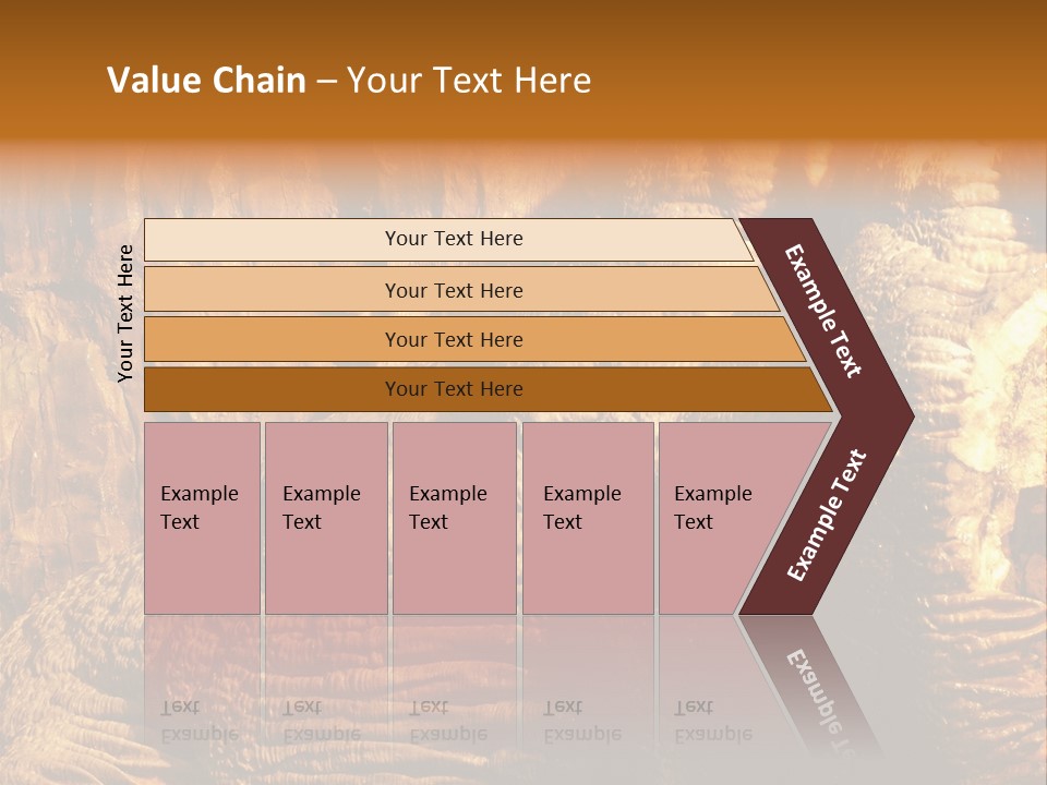 Wall Of Howe Caverns New York PowerPoint Template