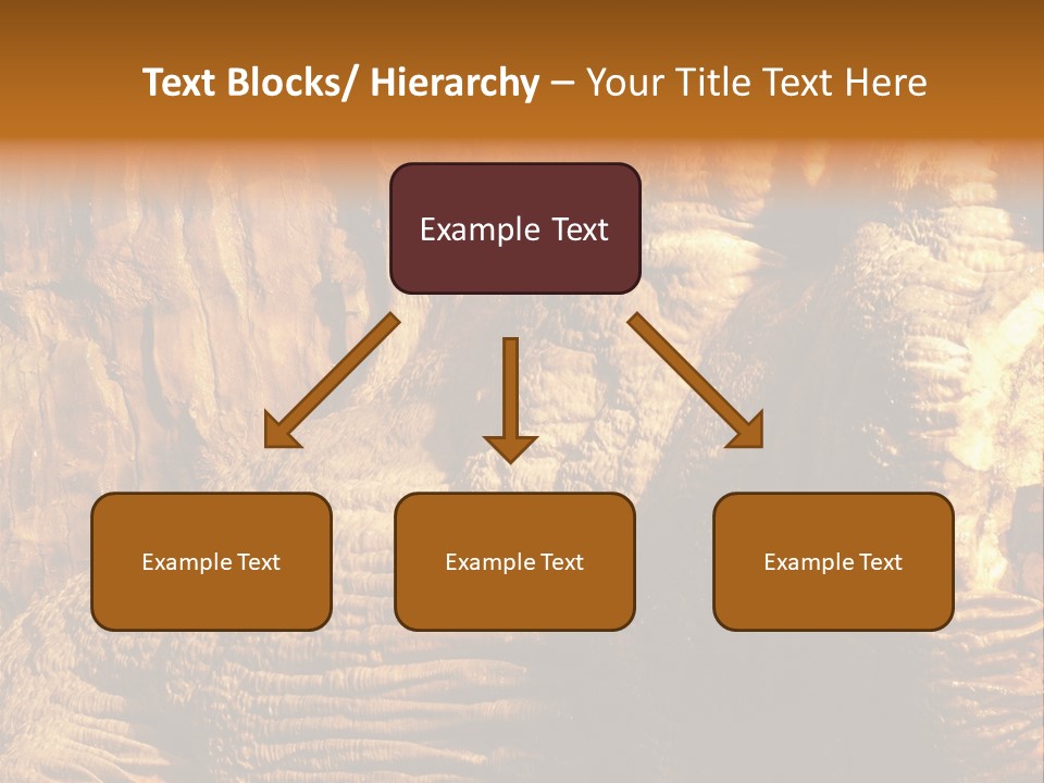 Wall Of Howe Caverns New York PowerPoint Template