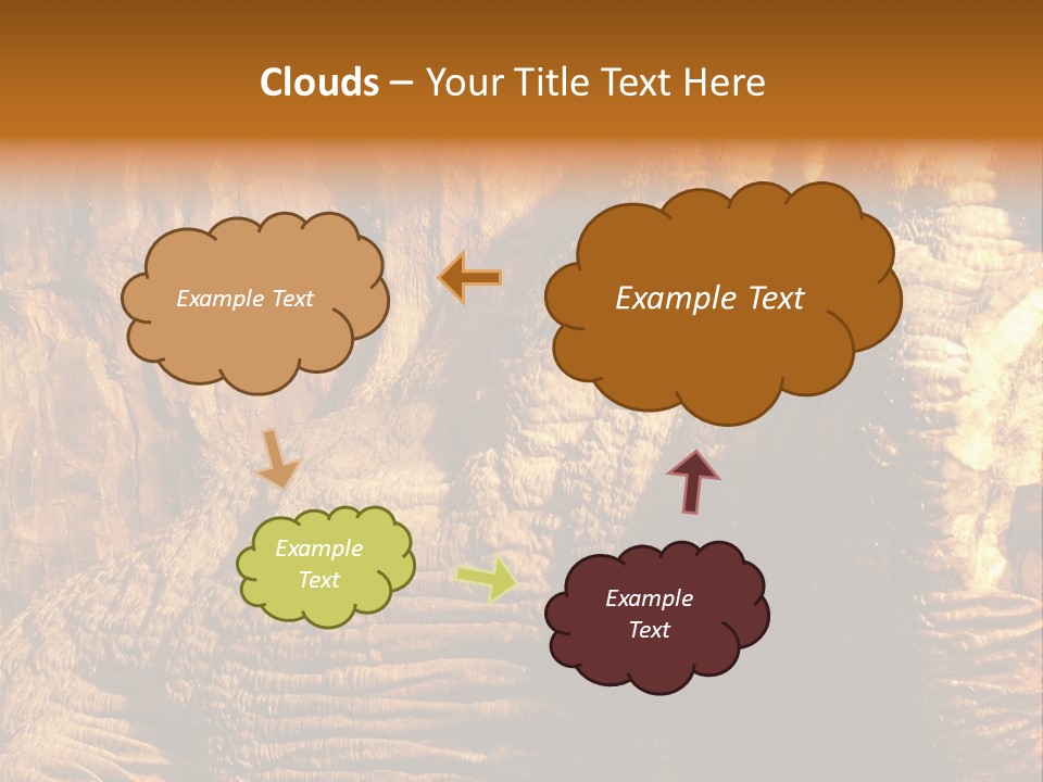 Wall Of Howe Caverns New York PowerPoint Template