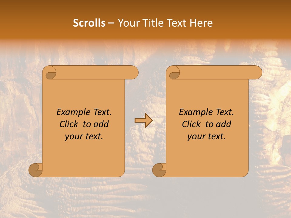 Wall Of Howe Caverns New York PowerPoint Template