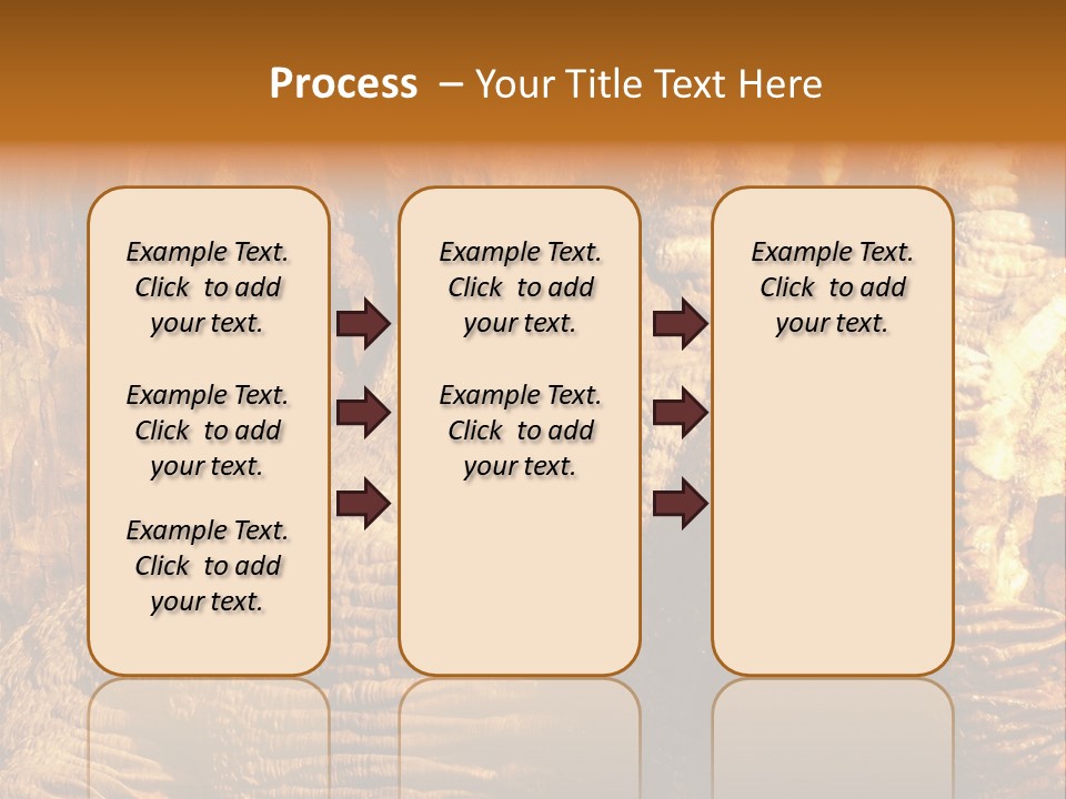 Wall Of Howe Caverns New York PowerPoint Template