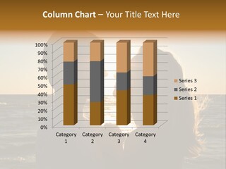 Couple Hugging, Enjoying Summer Sunset. PowerPoint Template