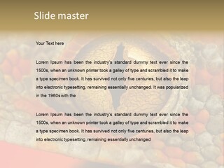 A Macro Shot Of The Eye Of A Tokay Gecko PowerPoint Template