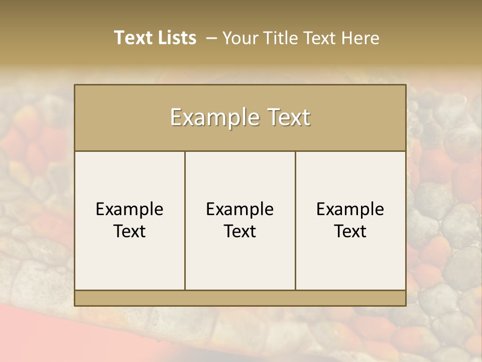 A Macro Shot Of The Eye Of A Tokay Gecko PowerPoint Template