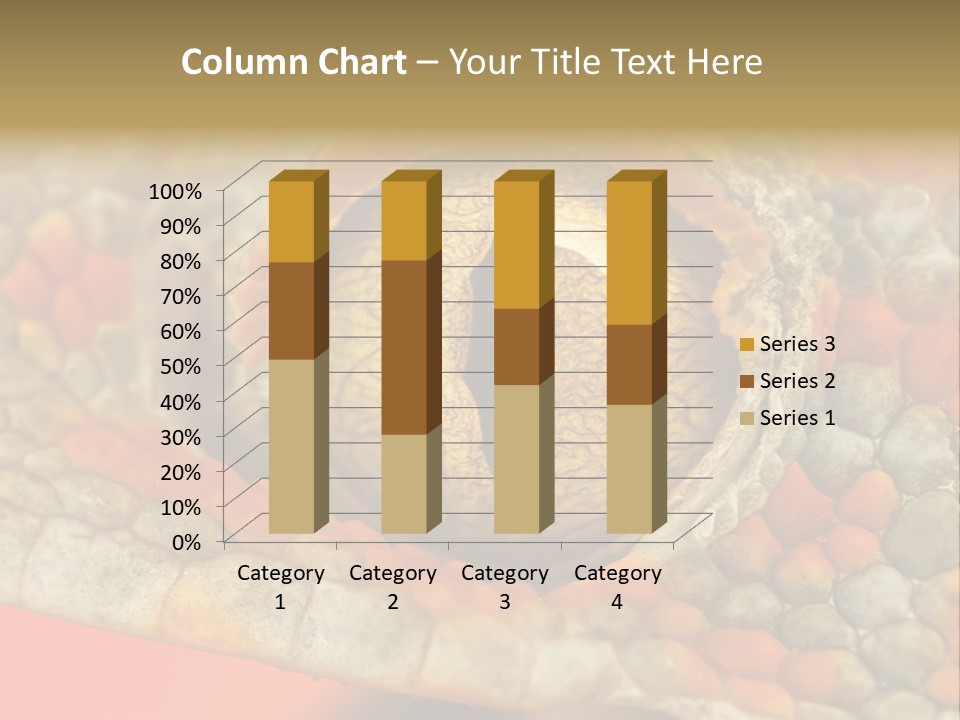 A Macro Shot Of The Eye Of A Tokay Gecko PowerPoint Template
