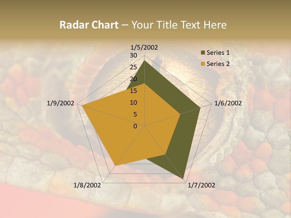A Macro Shot Of The Eye Of A Tokay Gecko PowerPoint Template