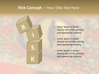 A Macro Shot Of The Eye Of A Tokay Gecko PowerPoint Template